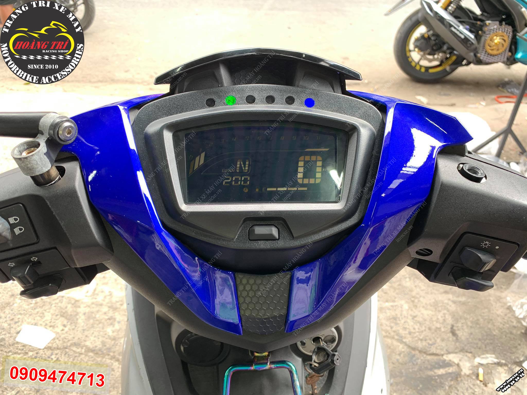 Trọn bộ đầu đèn và đồng hồ Exciter 2019 lắp cho Exciter 2015 - Motorart